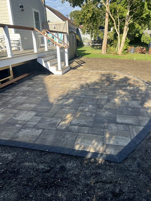 Paver Patios & Walkways by Castle Masonry on Cape Cod