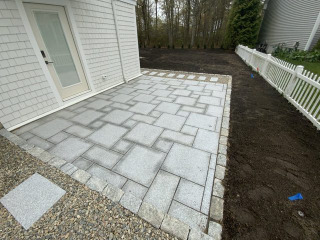 Paver Patios & Walkways by Castle Masonry on Cape Cod