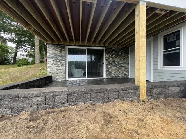 Pool Decks & Outdoor Living by Castle Masonry on Cape Cod