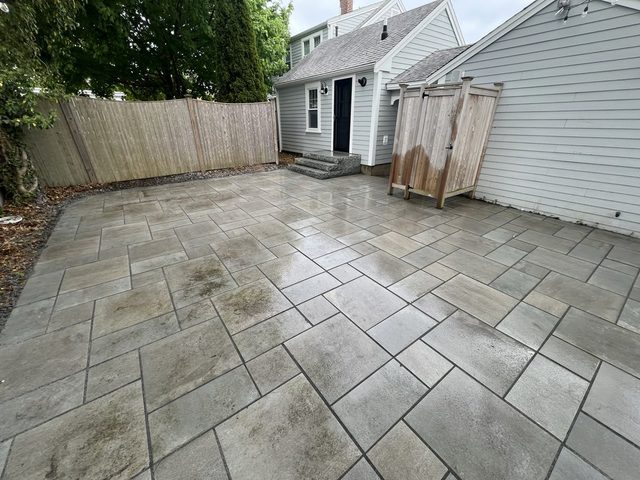 Paver Patios & Walkways by Castle Masonry on Cape Cod