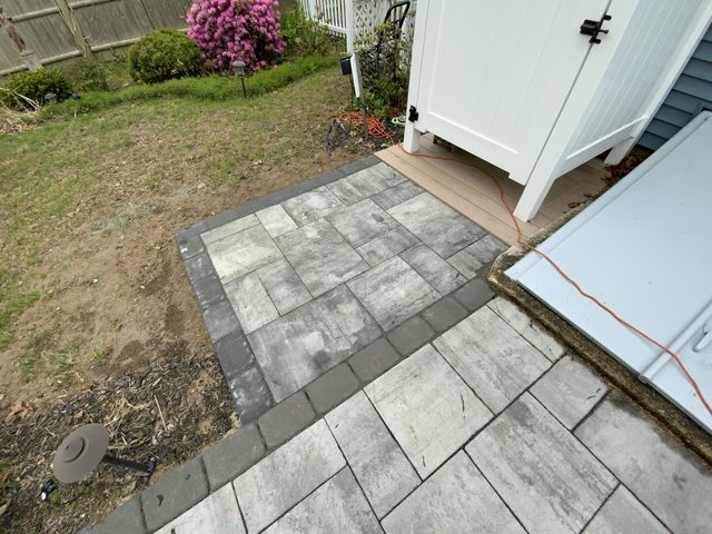 Paver Patios & Walkways by Castle Masonry on Cape Cod