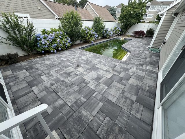 Paver Patios & Walkways by Castle Masonry on Cape Cod