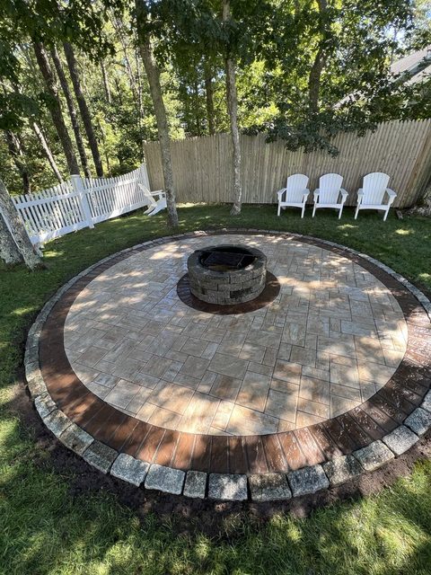 Fire Pits & Outdoor Kitchens by Castle Masonry on Cape Cod