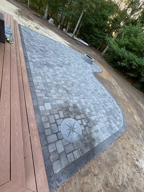 Paver Patios & Walkways by Castle Masonry on Cape Cod