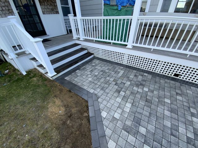 Paver Patios & Walkways by Castle Masonry on Cape Cod